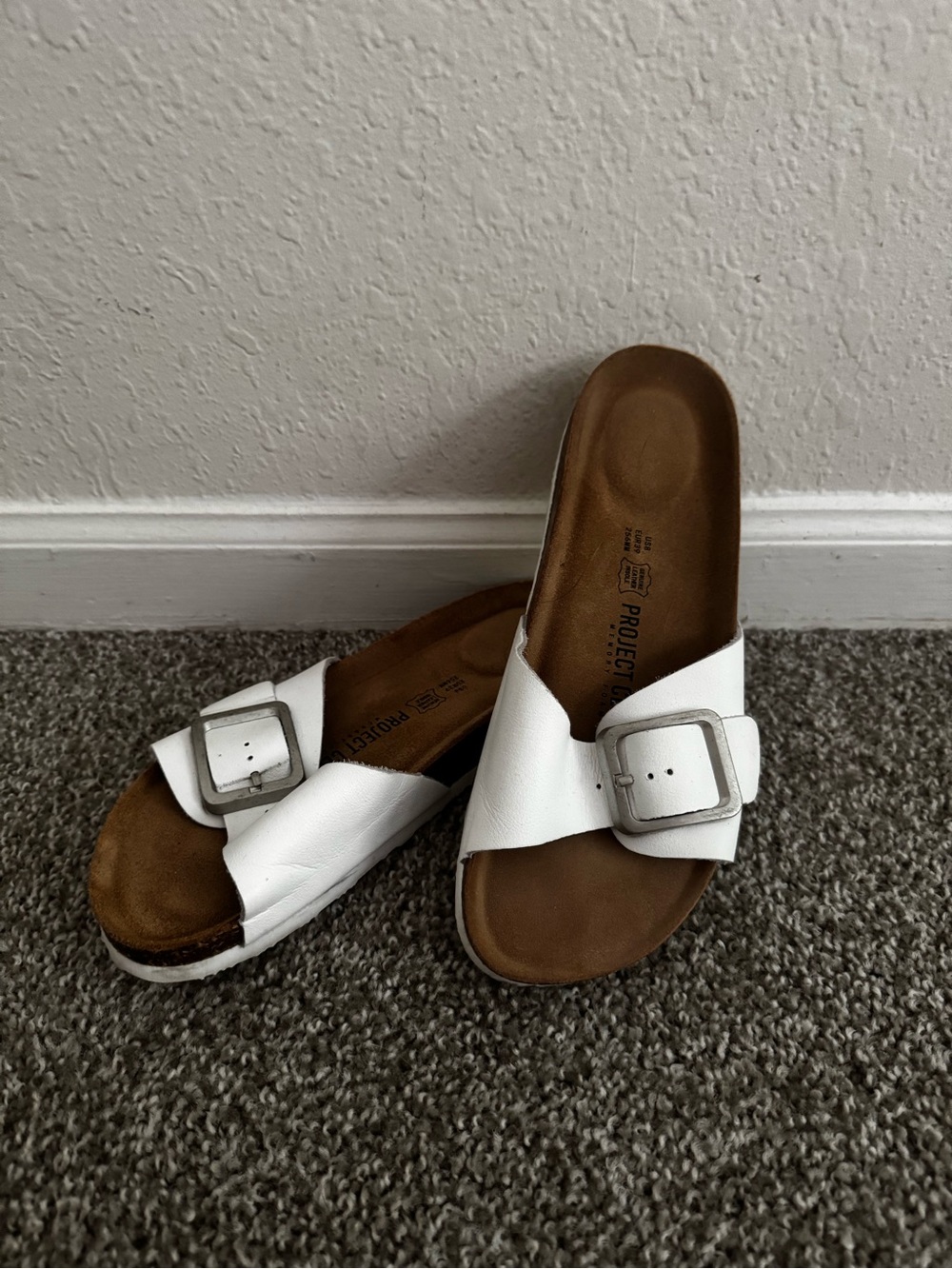 Project Cloud Buckle Slide Sandals - Single Strap
